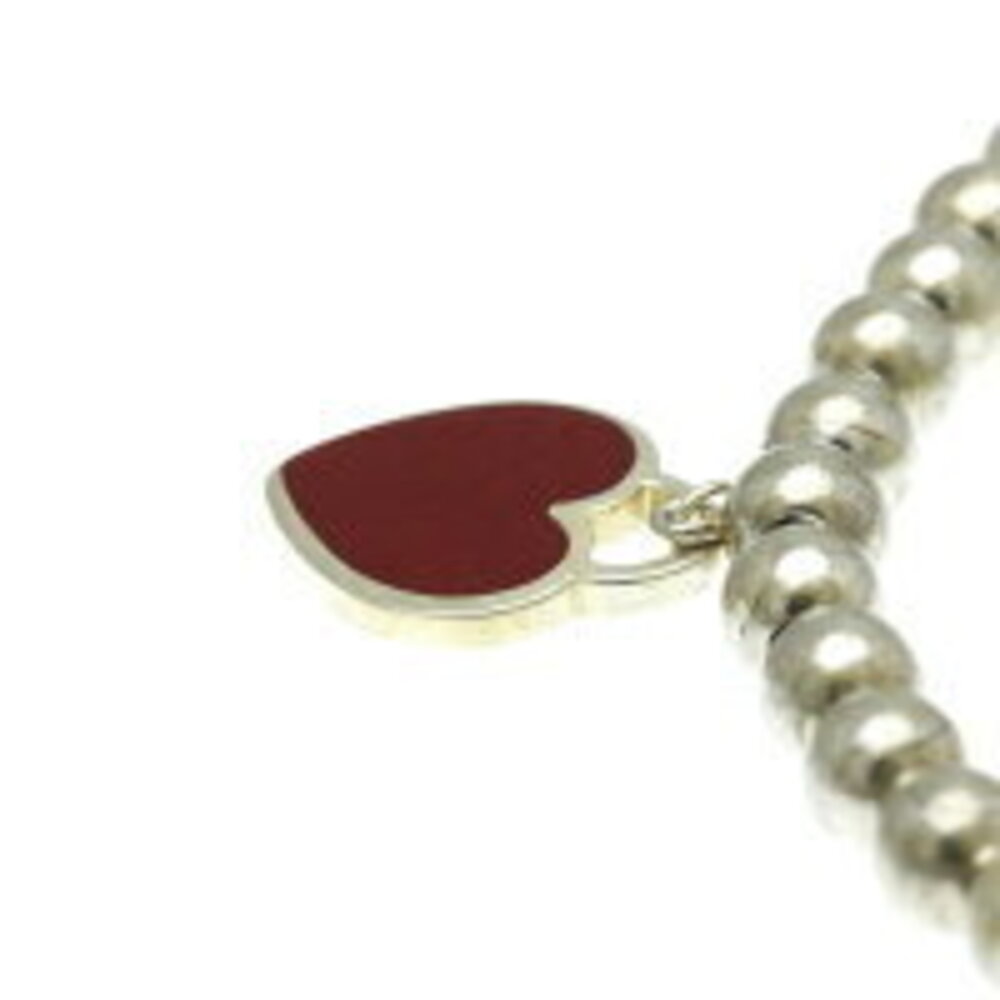Tiffany to Bracelet Sterling Silver Charm Red